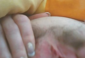 Mulher de buceta peluda masturbação dos homens,porra na de fricção de espermatozóides em sua vagina